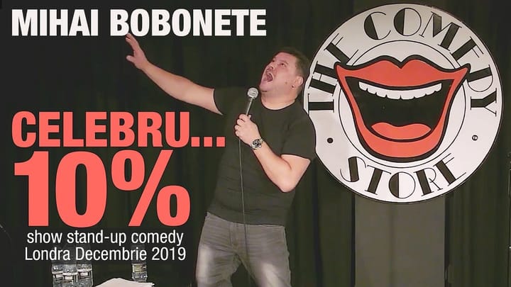 Miniatura clipului Mihai Bobonete: Celebru...10% ( Show integral Stand Up Comedy - The Comedy Store).