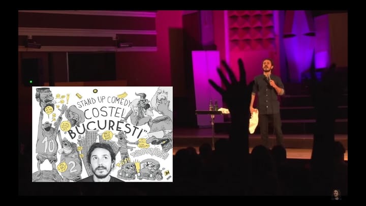Miniatura clipului Costel Stand-up Comedy - "Bucuresti" (show integral)