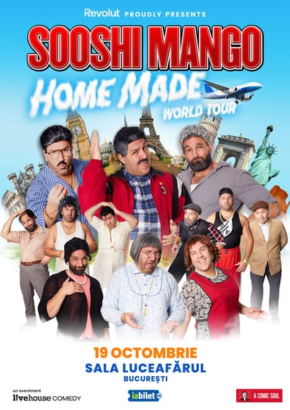 Afișul pentru Sooshi Mango - The Home Made World Tour