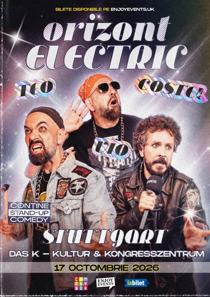 Afișul pentru Teo, Vio și Costel | Orizont Electric