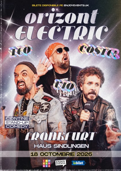 Afișul pentru Teo, Vio și Costel | Orizont Electric