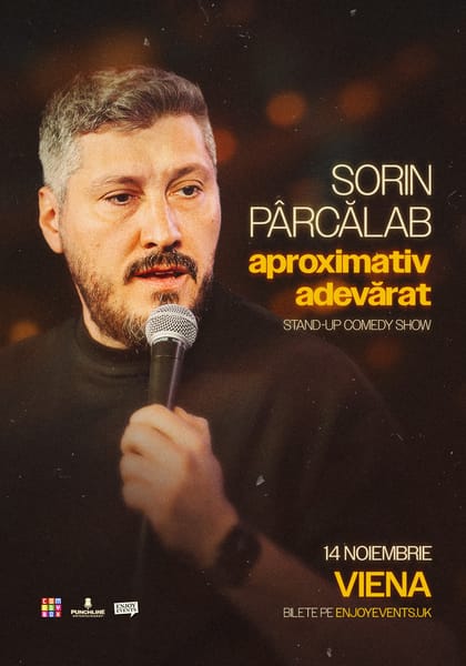 Afișul pentru Sorin Pârcălab | Aproximativ Adevărat