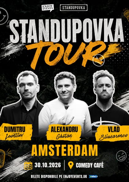 Afișul pentru Standupovka | Amsterdam (Comedy Café)