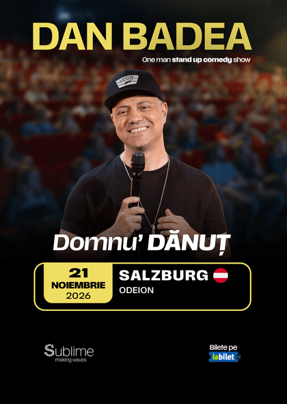 Afișul pentru DAN BADEA - “Domnu’ DANUT”