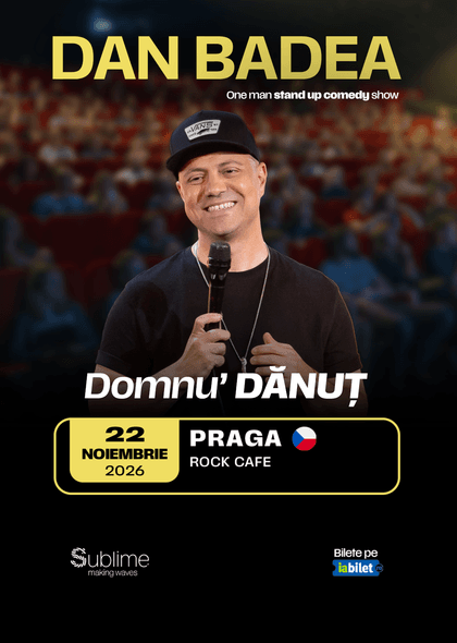 Afișul pentru DAN BADEA - “Domnu’ DANUT”