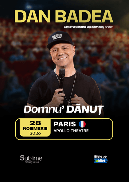 Afișul pentru DAN BADEA - “Domnu’ DANUT”