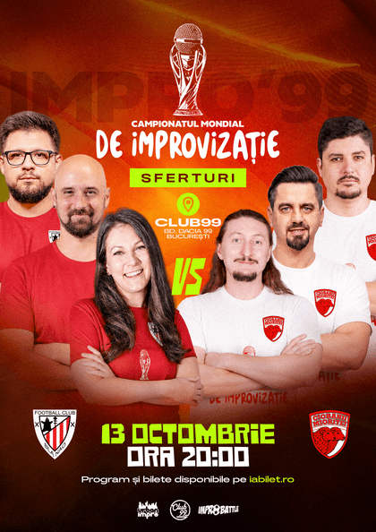 Afișul pentru FC Blanao vs. Ciobanii Mioriței | Sferturi Meci 2 | Impro Show