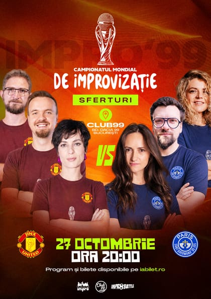 Afișul pentru Jinx United vs. Paris Sânt Ghermanu de Jos | Sferturi Meci 4 | Impro Show